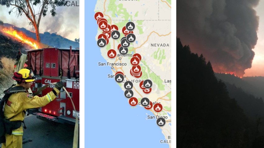 Mapa Ve Qué Incendios Están Activos En California Telemundo San