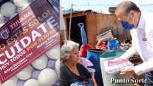 alcalde de tijuana entrega huevos con su nombre, niega campaña política