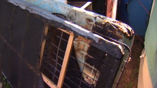 Mattress Burned in El Cajon Mobile Home Fire