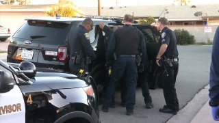 Chula Vista Police with Suspect