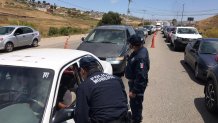 filtro de salud para entrar a Rosarito Baja California