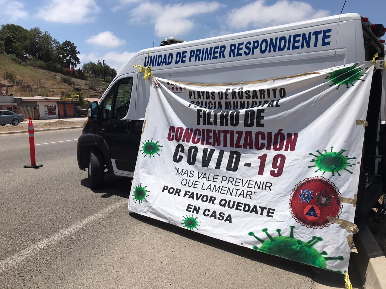 Autoridades usan filtros de coronavirus para detener a sospechosos de robo  de autos en Rosarito