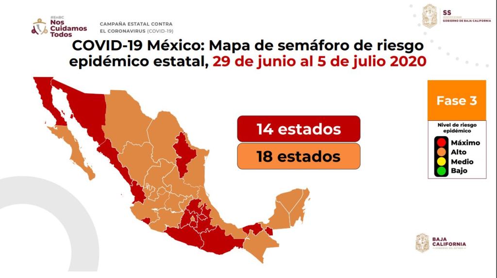 Baja California Concluye Junio En Semaforo Rojo Por La Pandemia Telemundo San Diego 20