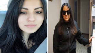 mujer antes y después de sacarse los ojos