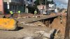 Cierran calle por socavón en Tijuana