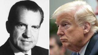 Presidents Nixon and Trump.