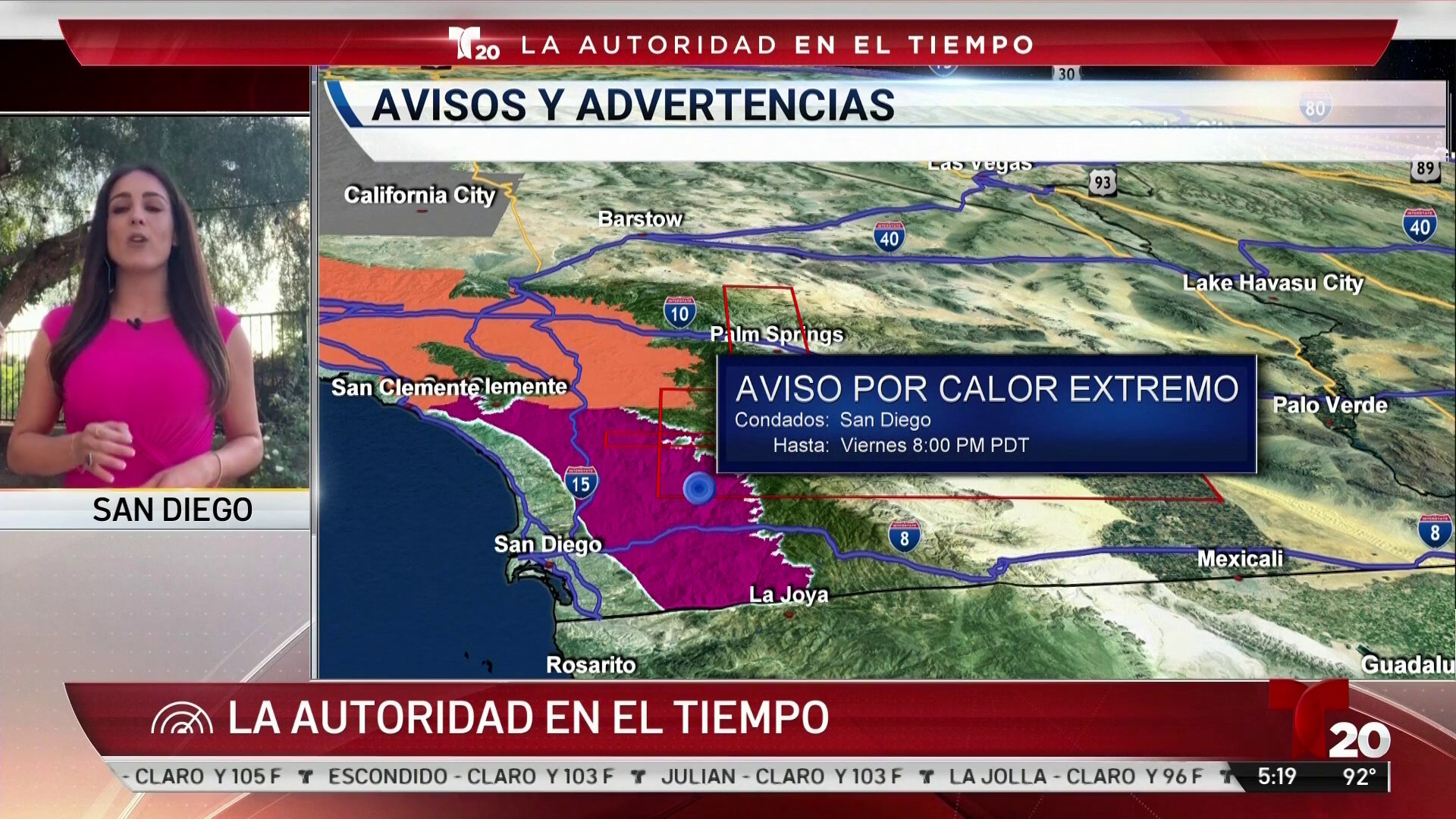 Pronóstico Del Tiempo En San Diego Y Tijuana – Telemundo San Diego (20)