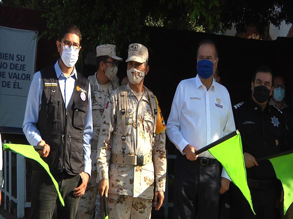 En Tijuana el ejército inició una jornada por la paz muy cerca de los límites con el Condado de San Diego.