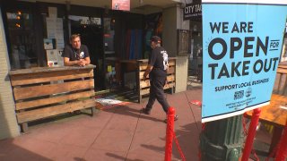 City Tacos owner Gerry Torres merely sighed when faced with tougher restriction because of San Diego County's COVID-19 positivity rate.