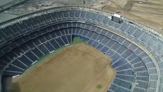 SDCCU stadium in process of being demolished