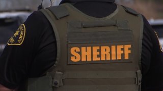 An up-close look at a San Diego County Sheriff's Department deputy's vest.
