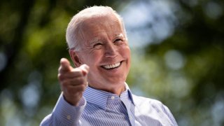 El presidente electo de Estados Unidos, Joe Biden, habla durante un mitin de inicio de campaña, el 18 de mayo de 2019 en Filadelfia, Pensilvania.