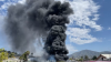 Incendio en Spring Valley en el centro de reciclaje Plaza Alta lanza una nube negra de humo