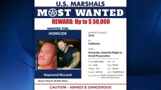 A wanted poster for Rayond McLeod