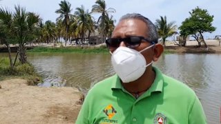 Fotografía del director de Protección Civil en Puerto Escondido