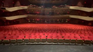 Theatre seats in San Diego.