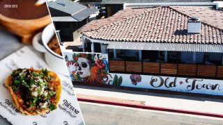 Tuetano taqueria tacos juxtaposed with Old Town location