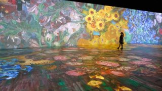An image of the “Beyond Van Gogh: The Immersive Experience” exhibit.