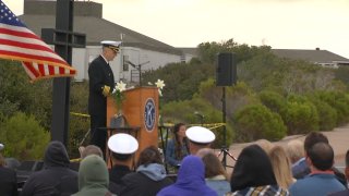 Easter sunrise service at Cabrillo National Monument resumes after COVID-19 break on April 17, 2022.