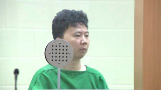 Yuhao Du, 25, appears in San Diego court on Tuesday, May 10, 2022. He pleaded not guilty by reason of insanity in connection with the shooting of a California Highway Patrol officer on April 27, 2022.