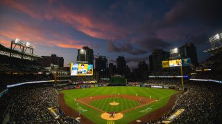 SAN DIEGO, CA - APRIL 22: A general view during the third inning of a game between the Los Angeles Dodgers and the San Diego Padres at Petco Park on April 22, 2022 in San Diego, California. (Photo by Matt Thomas/San Diego Padres/Getty Images)