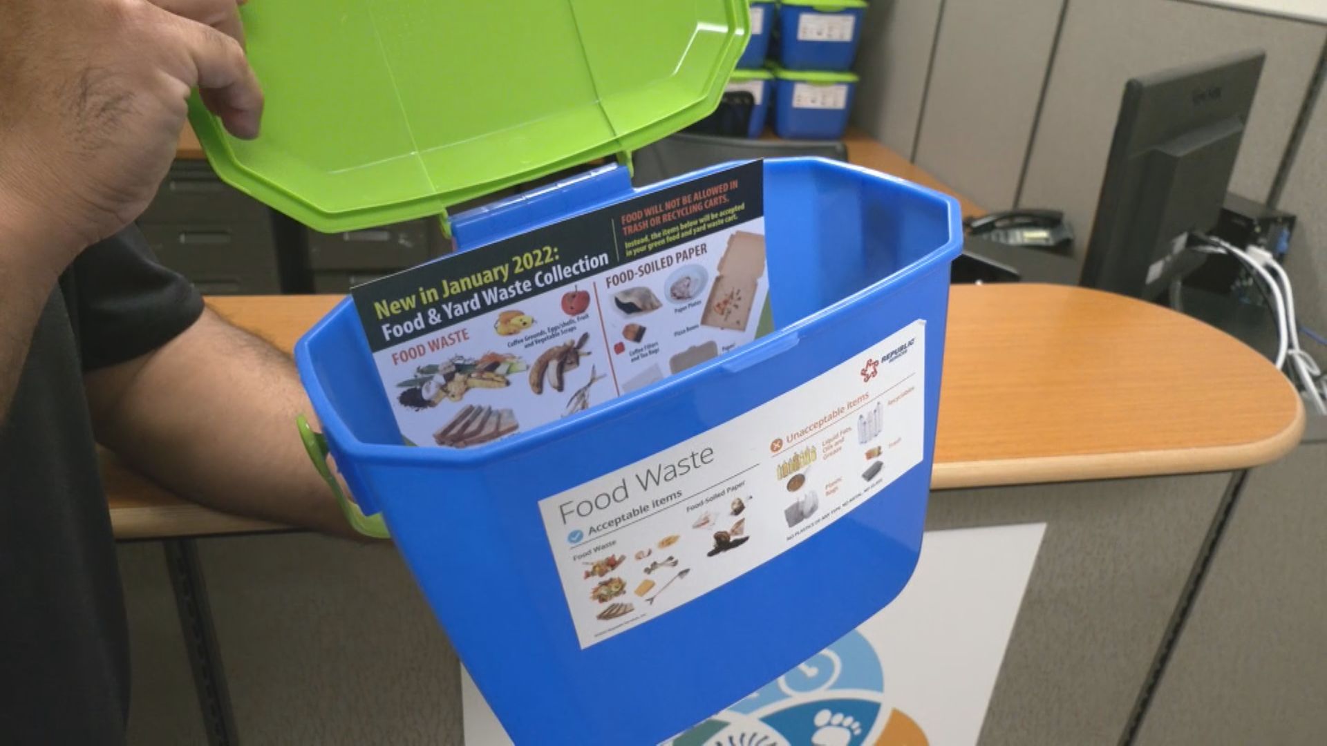 San Diego entrega contenedores de basura verde para el reciclaje de  productos orgánicos - San Diego Union-Tribune en Español