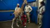 Jirafa del San Diego Zoo Safari Park recibe prótesis de reconocidos ortopedistas