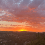 Picture of the June 21, 2022 sunset from Valley Center taken by Melani Da Pron.