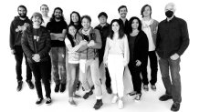 Members of the Izola team, including owners Jeffrey Brown and Jennifer Chen.