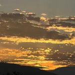 Greg Brebner captured a spectacular cloud-peppered sunset from El Cajon on the first day of summer, June 21, 2022.