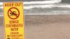 Alerta de playas contaminadas al sur del condado