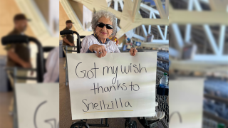 Berta Morrill’s been a fan of the San Diego Padres since she was 12 years old. She’s now 96. That’s more than eight decades of rooting for what she calls ‘her team.’