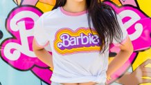A T-shirt part of the 2022 Barbie Malibu Truck Tour merchandise line.