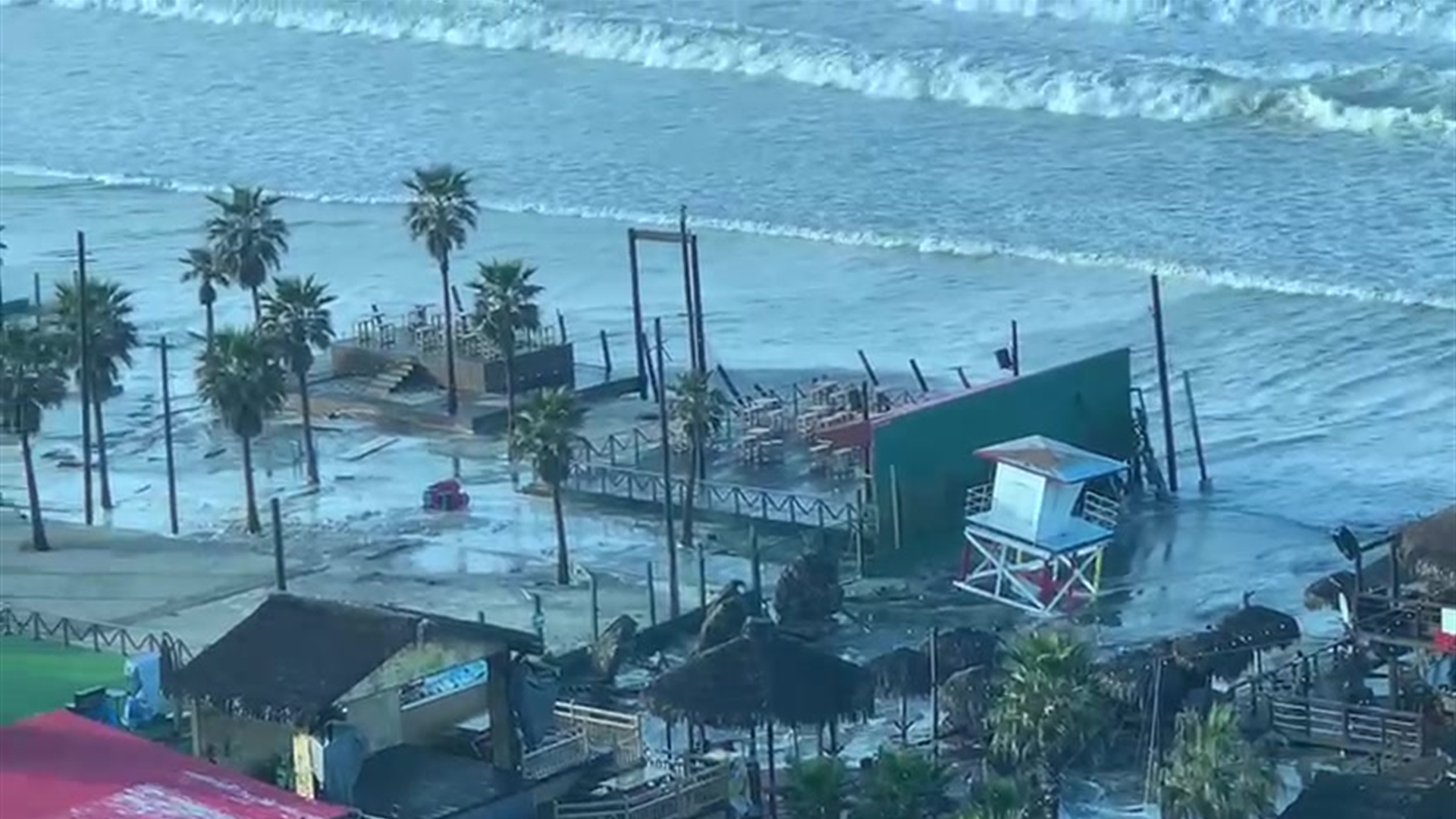 Alto oleaje afecta a Playas de Rosarito – Telemundo San Diego (20)