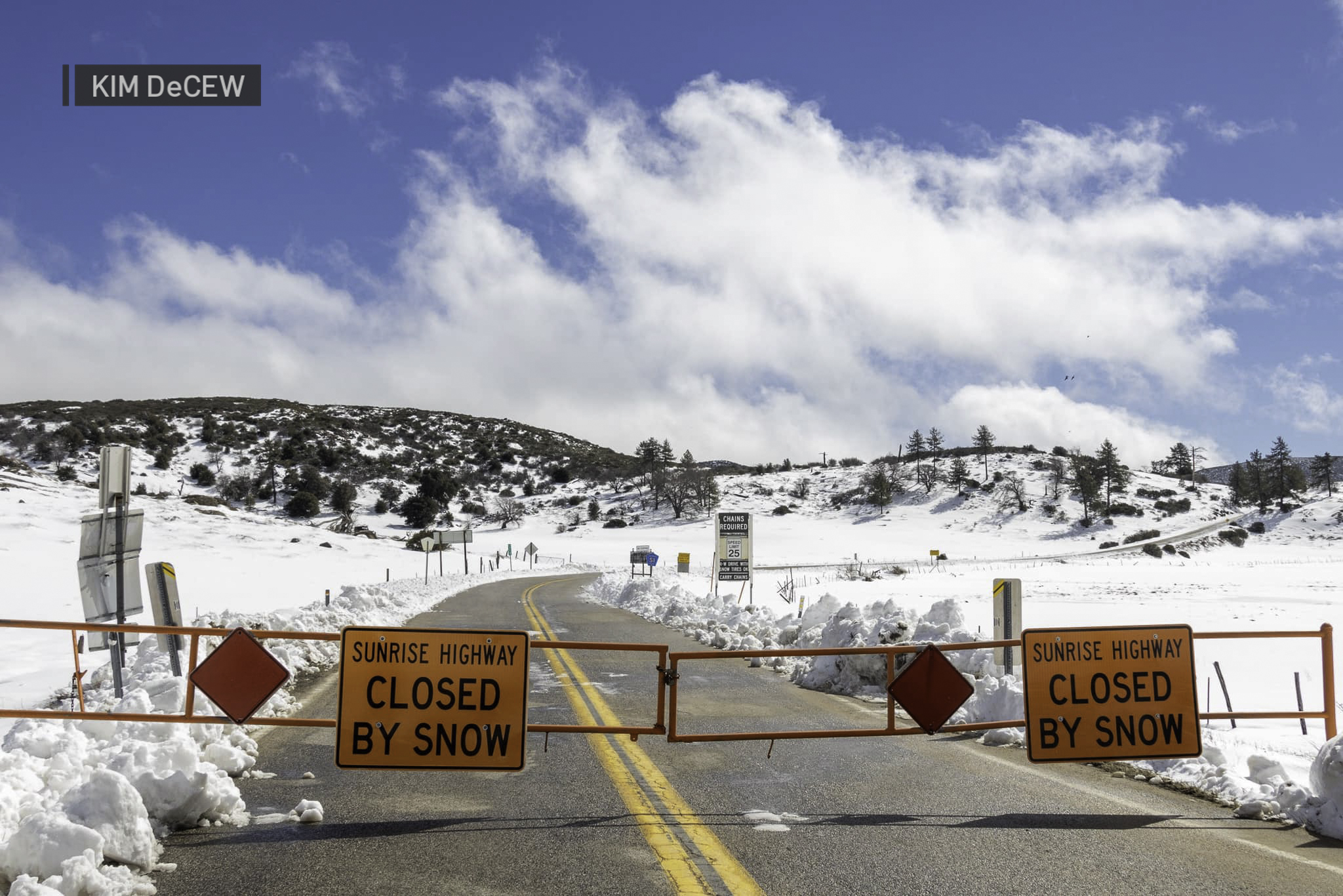Fotos: paisajes de la nieve durante esta tormenta invernal en el sur de California