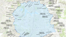 The area of a Huanglongbing quarantine in Rancho Bernardo issued in February 2023.