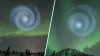 En imágenes: avistan misteriosa espiral azul sobre el cielo de Alaska