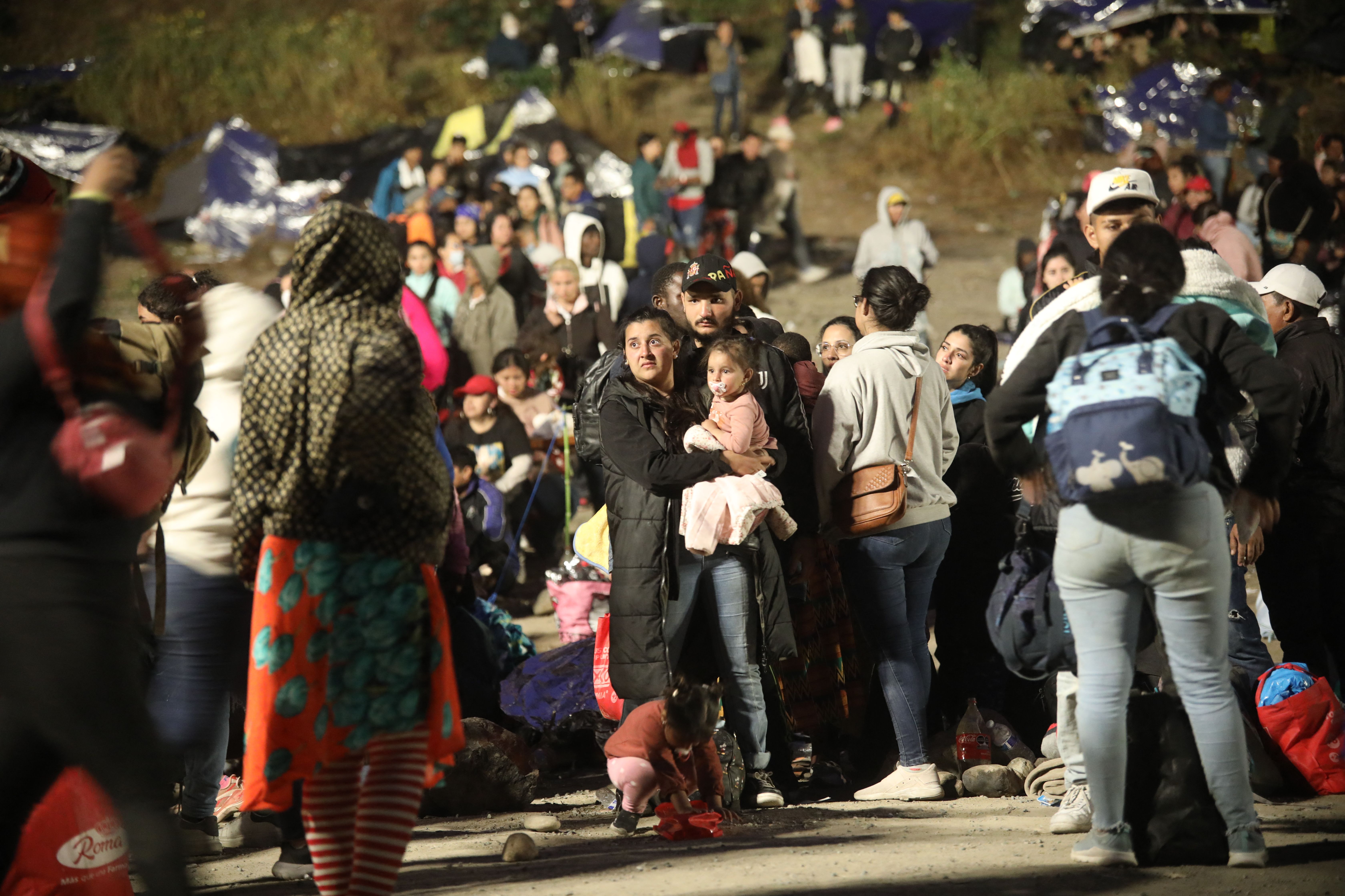 Fotos: crisis humanitaria en la frontera entre EEUU y México cerca de San Ysidro