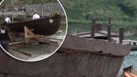 En video: fabrican un bote de chocolate y lo prueban en el mar