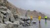 Autopista Centinela – La Rumorosa permanece abierta tras deslizamiento de rocas