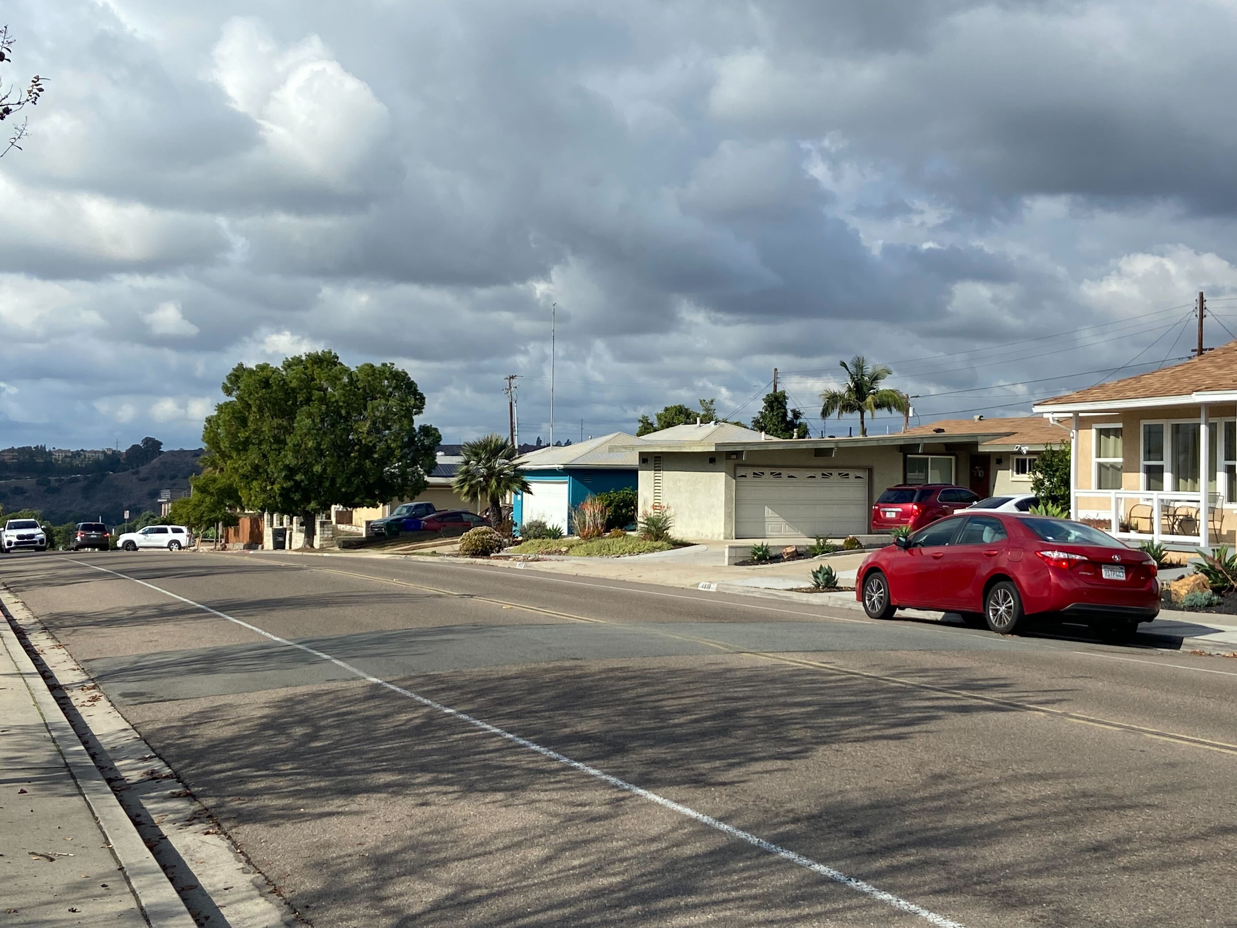 A body was found stuffed in a freezer chest in a home on the 4900 block of Zion Avenue in the Allied Gardens neighborhood of San Diego on Dec. 22, 2023. (NBC 7)