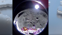 Video: el momento del alunizaje de la sonda estadounidense Odysseus