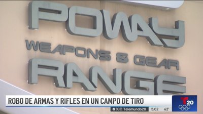 Roban armas y rifles de un campo de tiro en Poway utilizado por SDPD