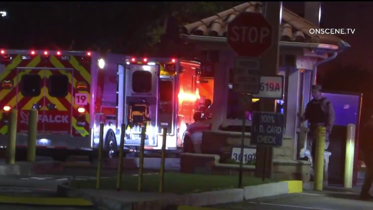 Actividad policial en la base militar de San Diego – Telemundo San ...