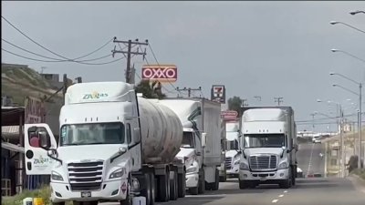 Bloqueo de carreteras en Tijuana impacta exportaciones
