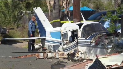 Piloto resulta herido tras accidente aéreo en El Cajón