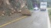 Lluvias ocasionan derrumbes en carreteras de Ensenada