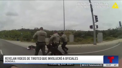 Video de tiroteo con alguaciles en Bonsall