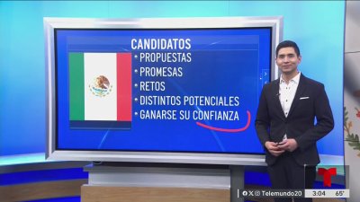 ¿Quiénes son los tres candidatos presidenciales de México?