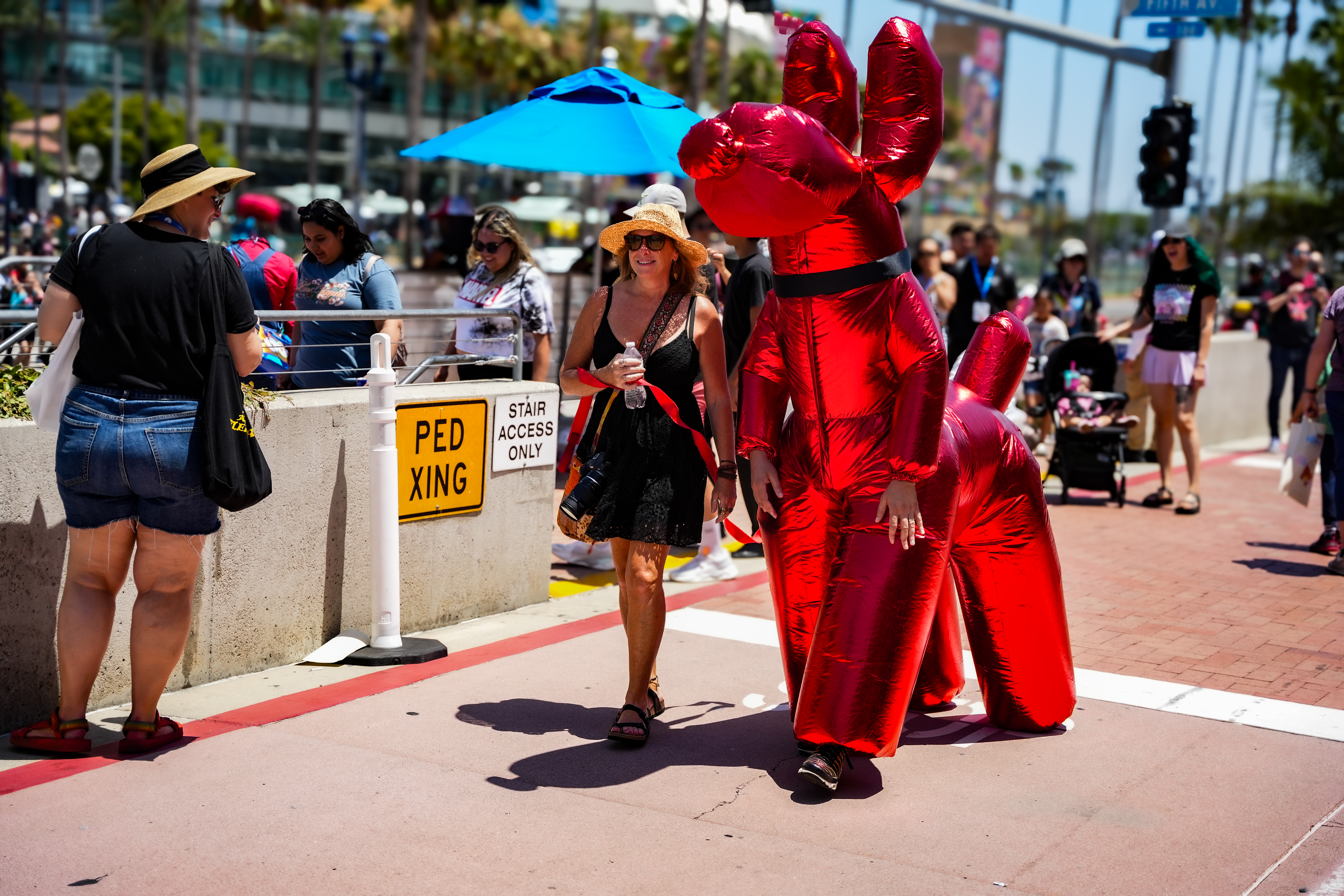 <strong>Un cosplayer en la Comic-con de San Diego 2024. (Telemundo San Diego)<br></strong>